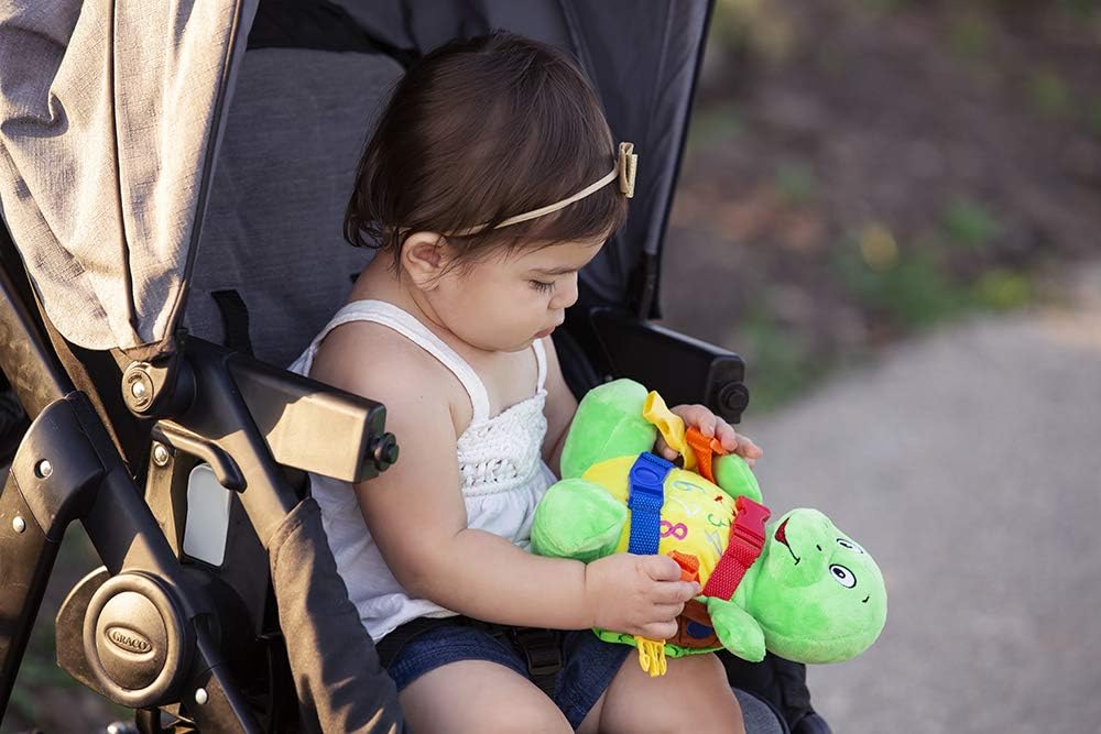 Bucky Turtle Stuffed Animal Montessori Toy for Toddlers 1