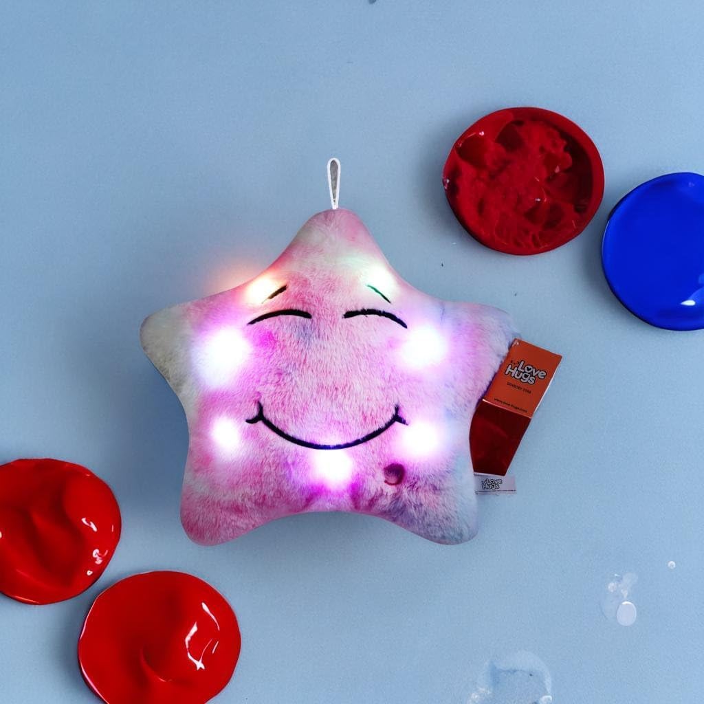 LoveHugs Musical Star Plush Light Up Toy for Newborn Autism