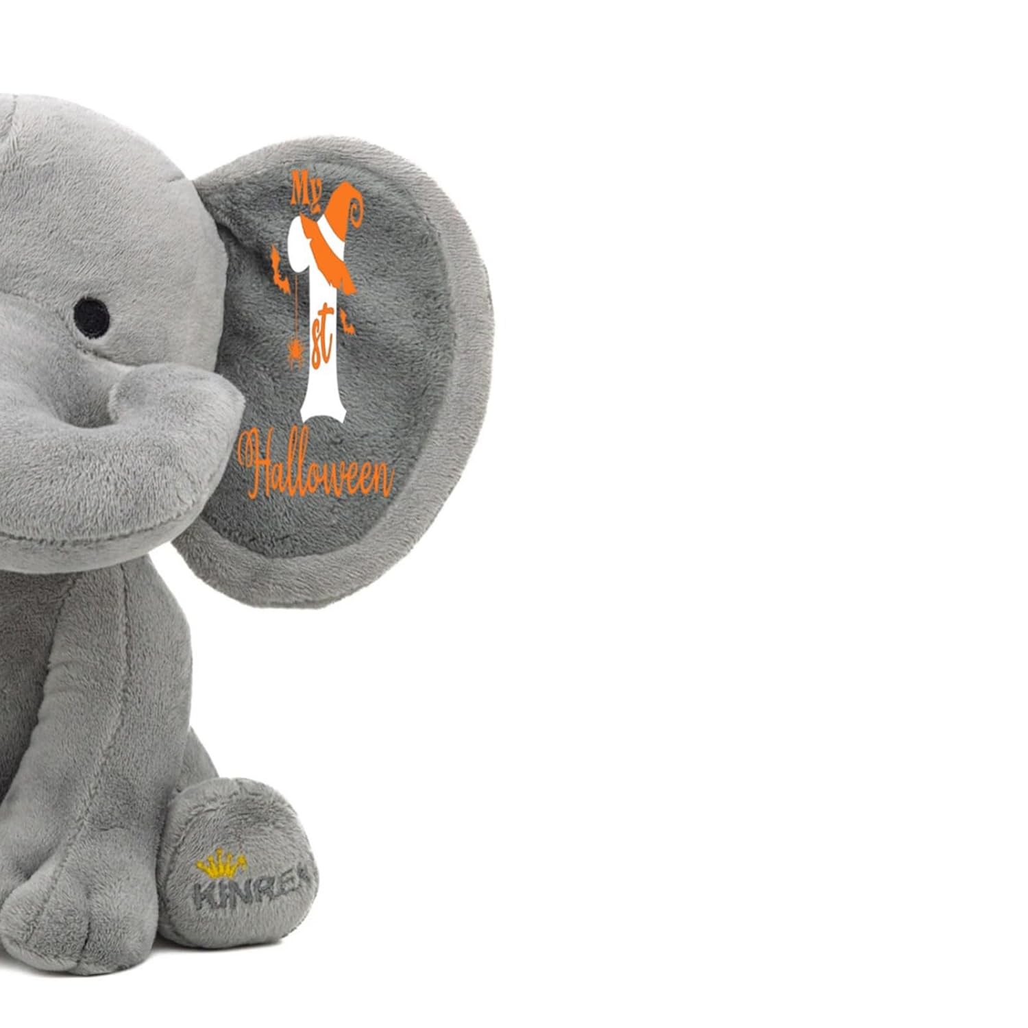 Personalized Elephant Stuffed Animal - My First Halloween