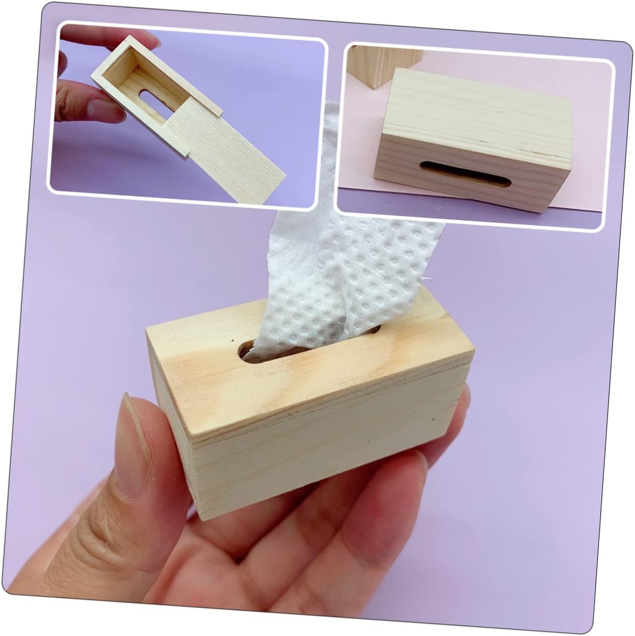 Miniature Tissue Box Toy Handmade Decor for Kids 1