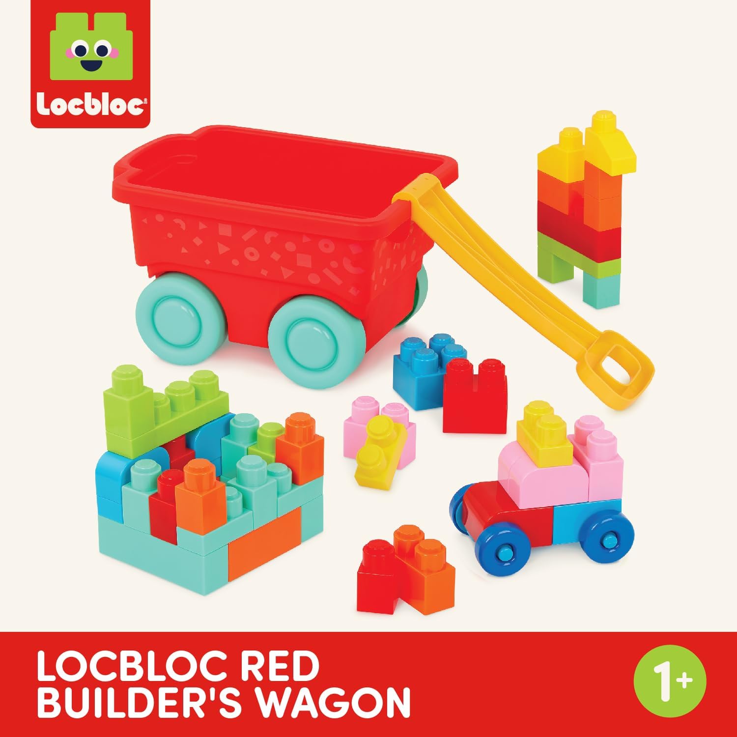 Battat Building Blocks 47Pc Brick Set for Toddlers