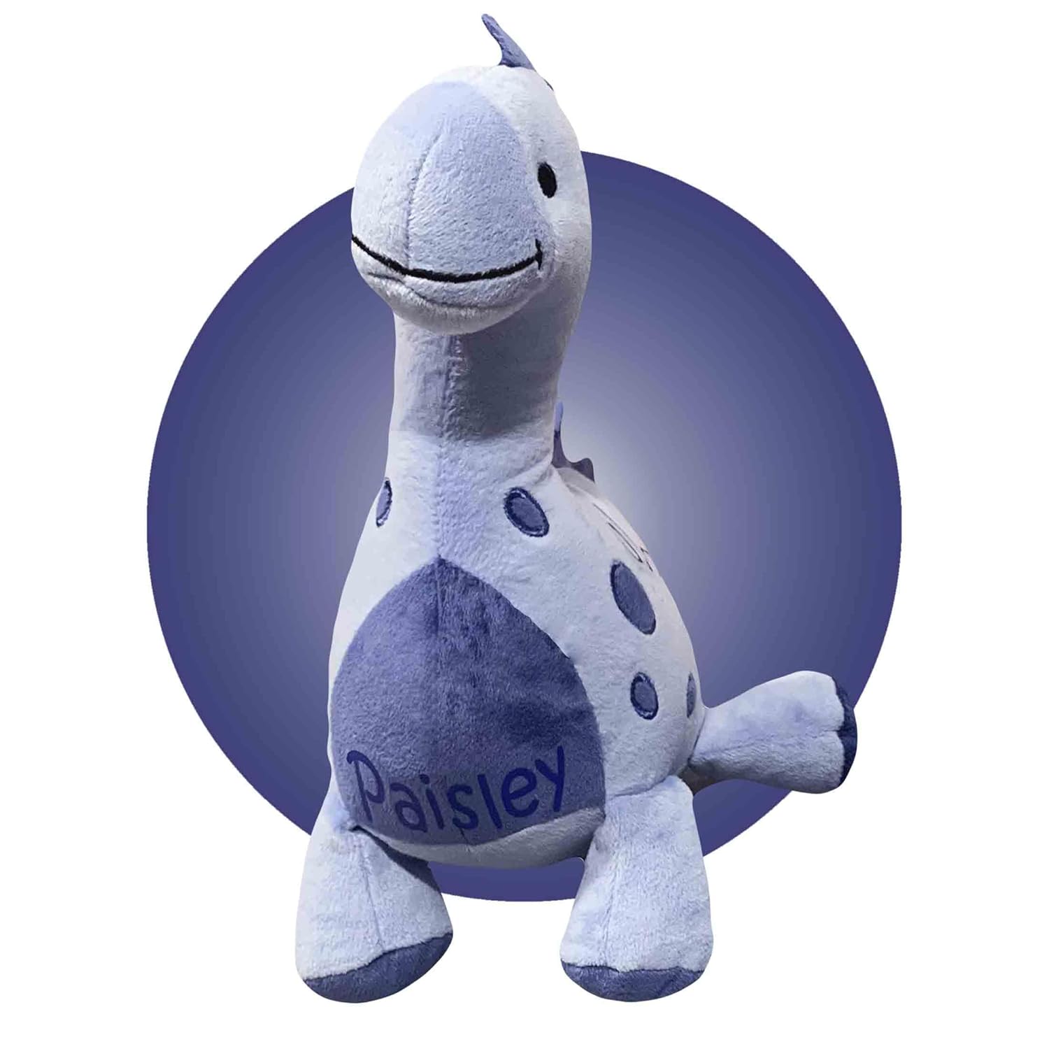 Blue Dinosaur Plushie - Personalized Gift for Kids