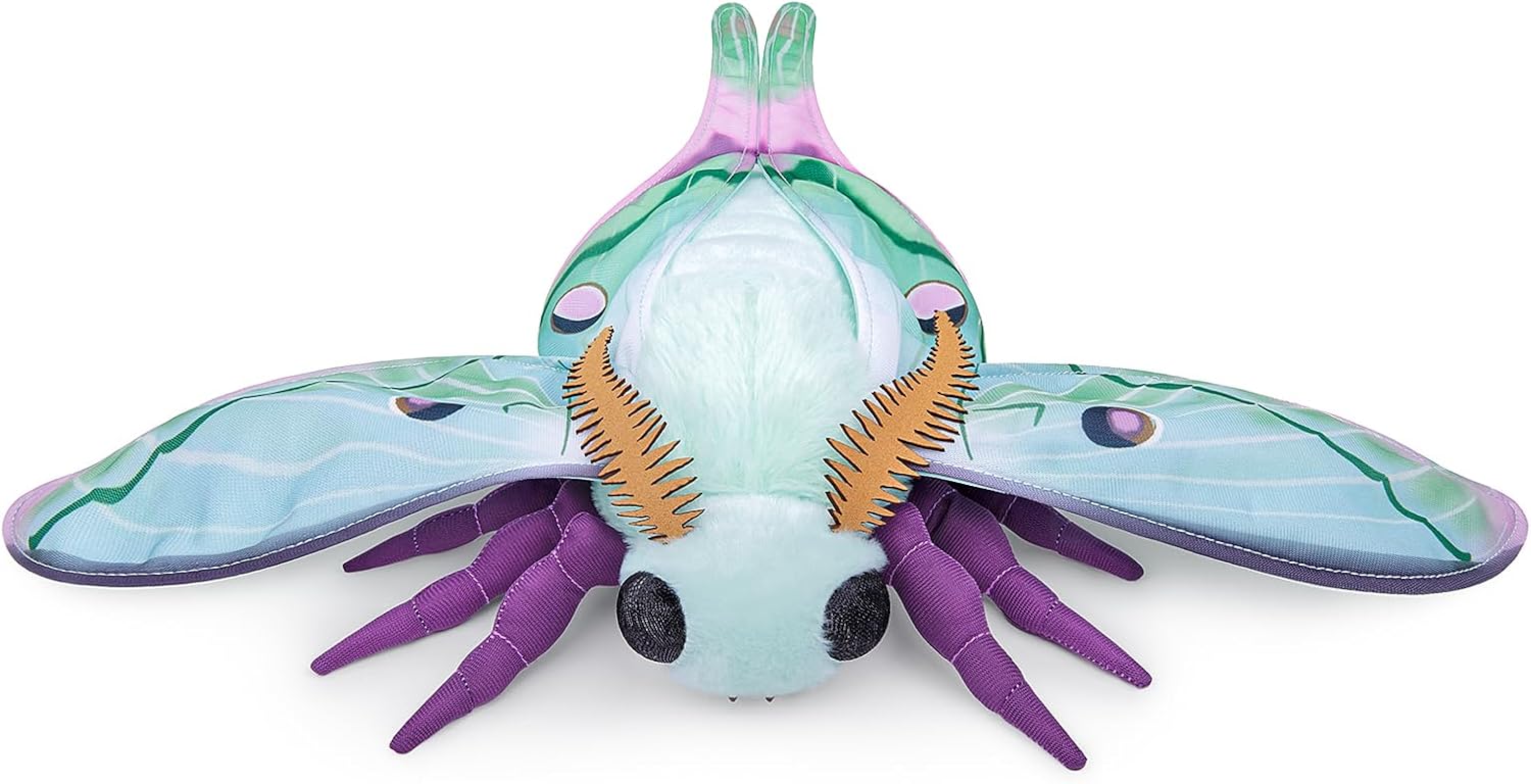 Luna Moth Plush Toy 11 Inch Realistic Stuffed Animal