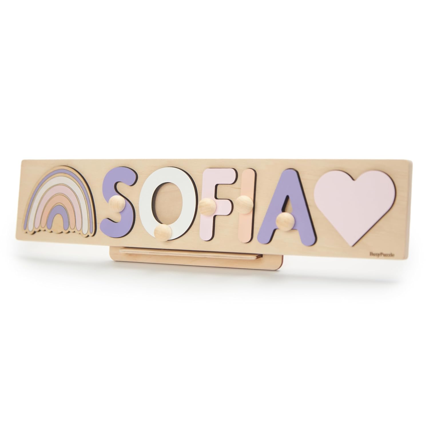 Personalized Wooden Name Puzzle For 1 Year Olds