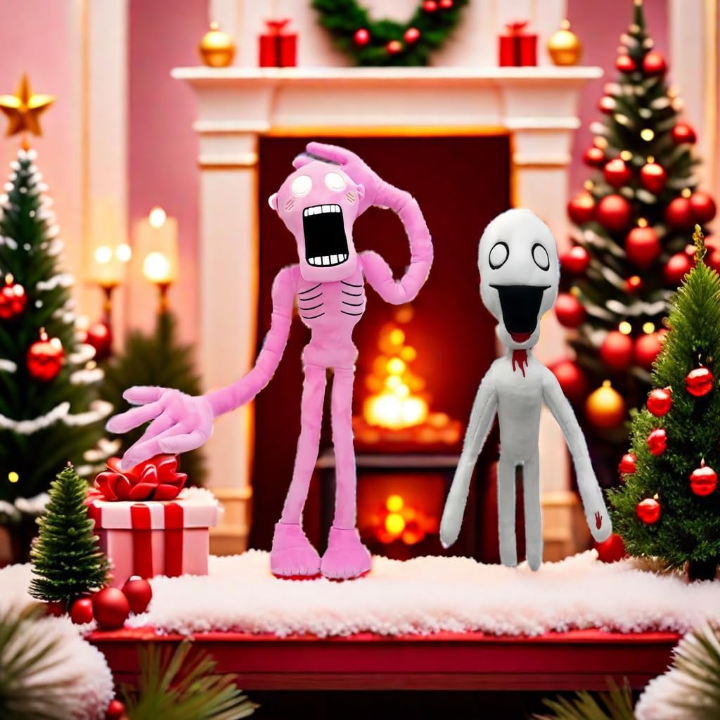 POPRORE Siren Head Shy Man Horror Plush - 2PCS Pink