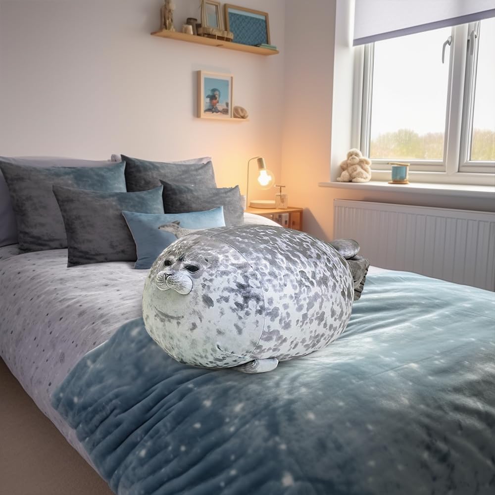 MerryXD Chubby Blob Seal Pillow Medium 176 Inch Plush Toy
