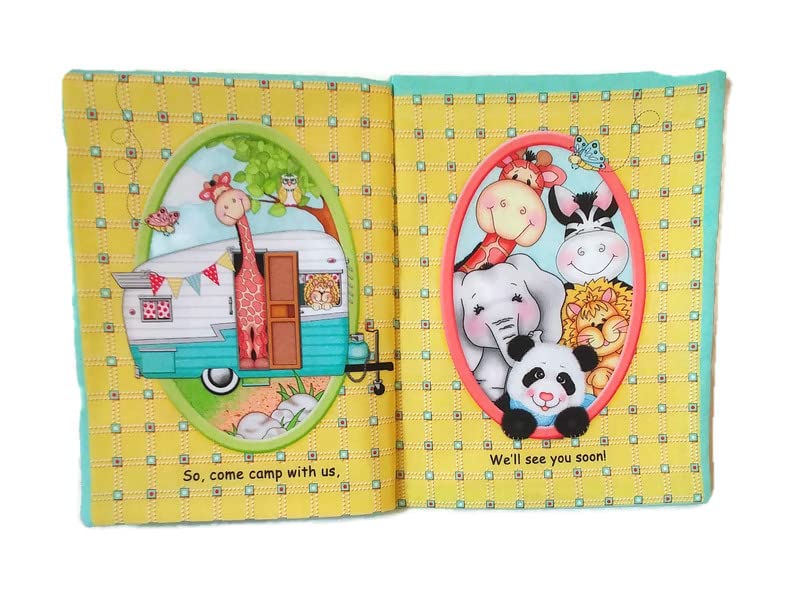 Lets Go Camping Cloth Book for Kids