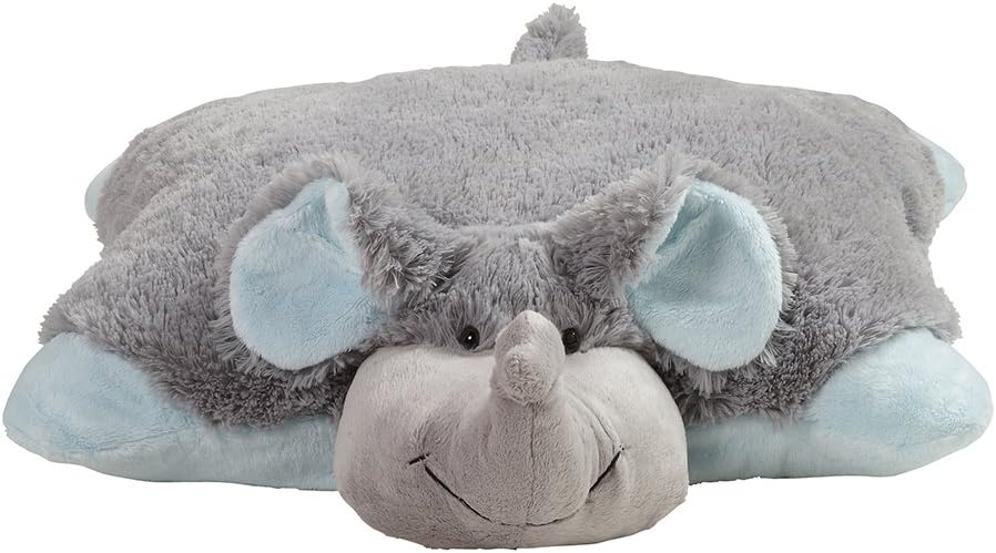 Pillow Pets Nutty Elephant 18 Plush Toy Grey