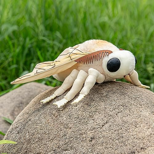 ZHONGXIN MADE Silk Moth Plush - Realistic 11in Stuffed Animal