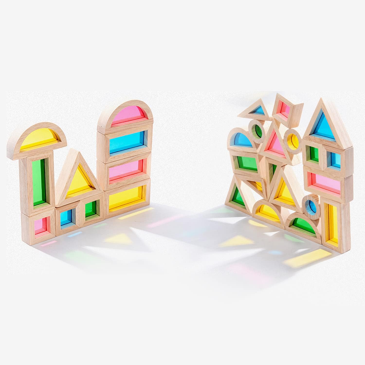 Xylolin 24 Piece Wooden Window Blocks Set 1