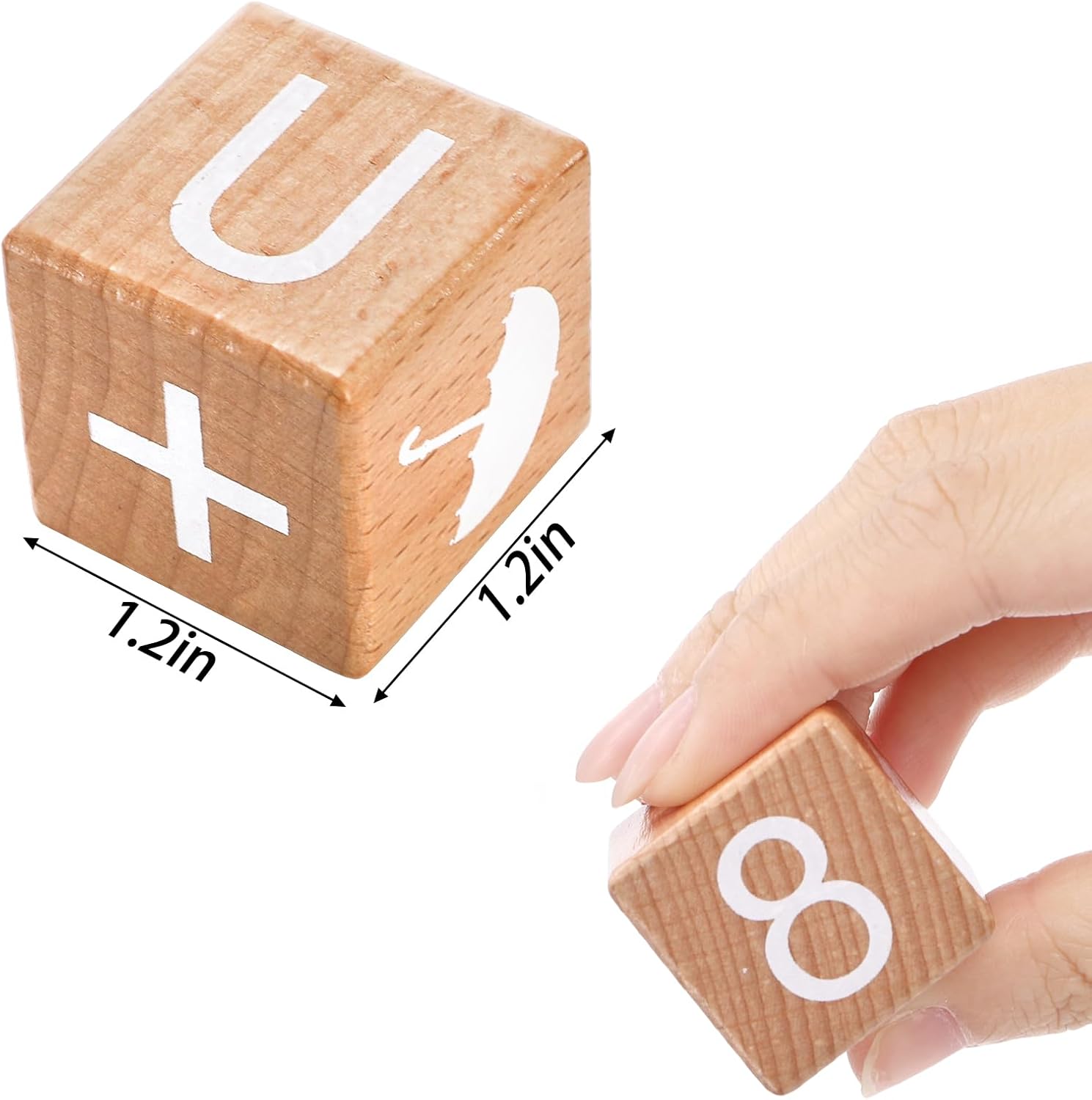 Peohud 26 Piece Wooden Alphabet Blocks for Kids