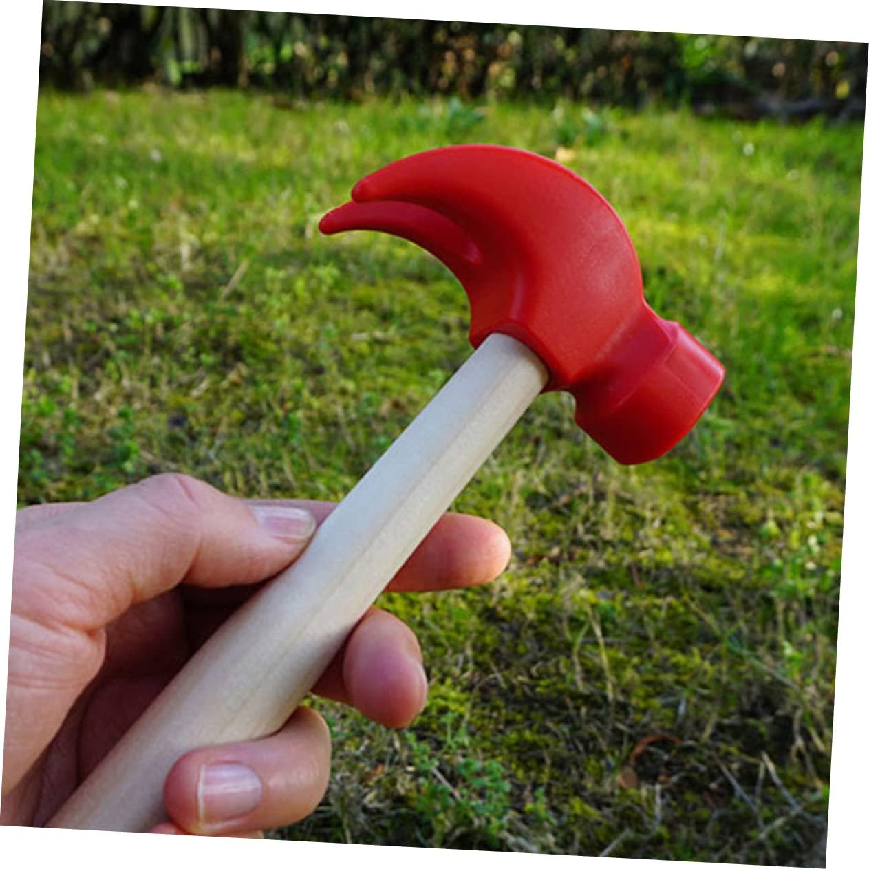 Toddmomy Wooden Hammer 3pcs DIY Plaything Set