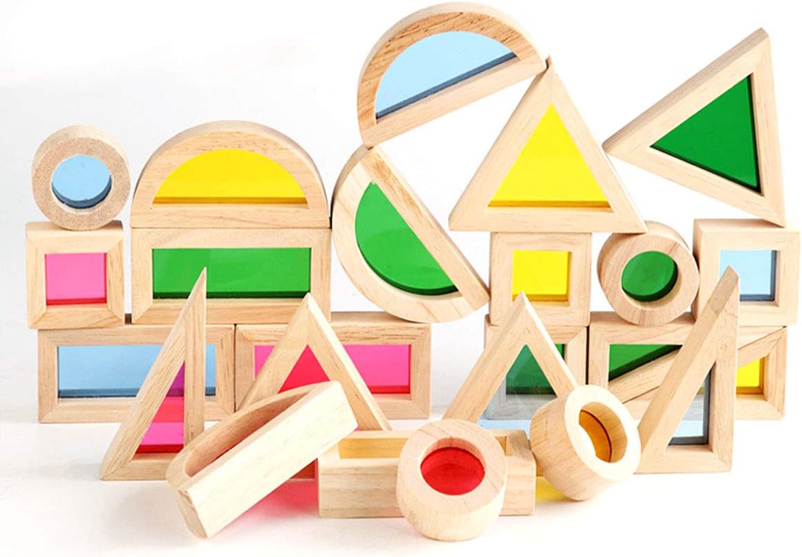 Xylolin 24 Piece Wooden Window Blocks Set 1