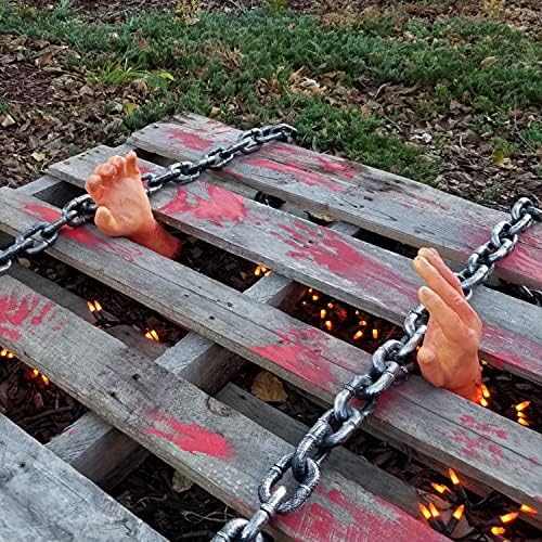 XONOR Fake Bloody Hands for Halloween Decor
