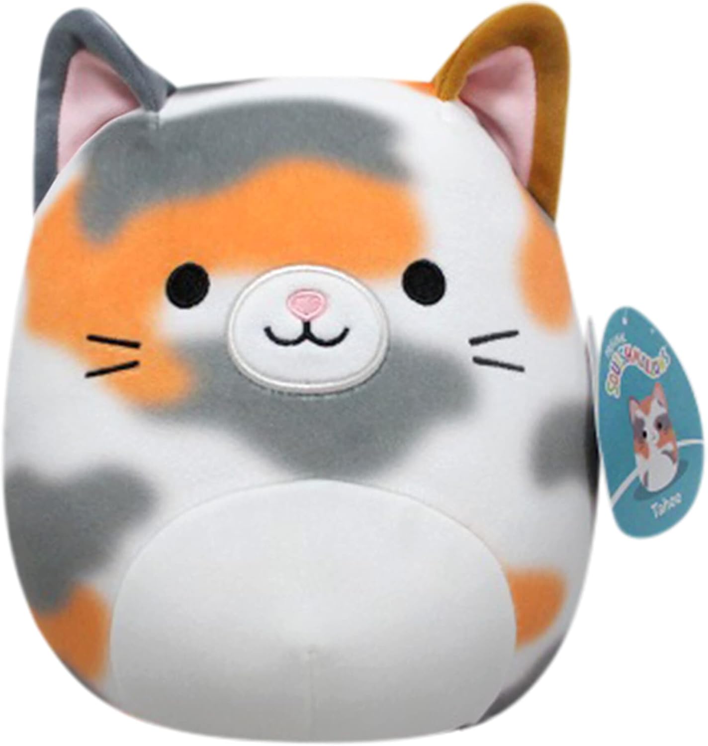 Squishmallows 8-Inch Tahoe Tortoiseshell Cat - Official Kelly Toy Plush
