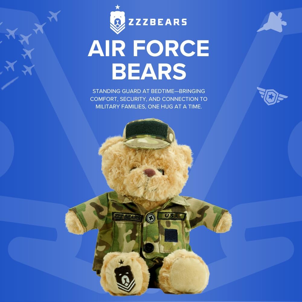 ZZZ Bears Airman Sleeptight Teddy Bear with Storybook
