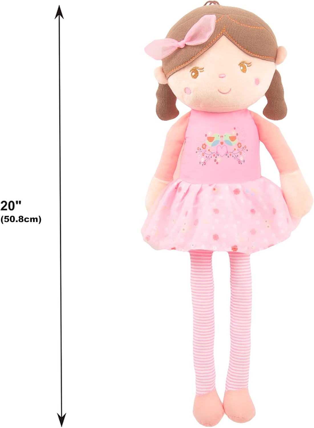 Linzy Olivia Rag Doll 20 Inches Soft Plush