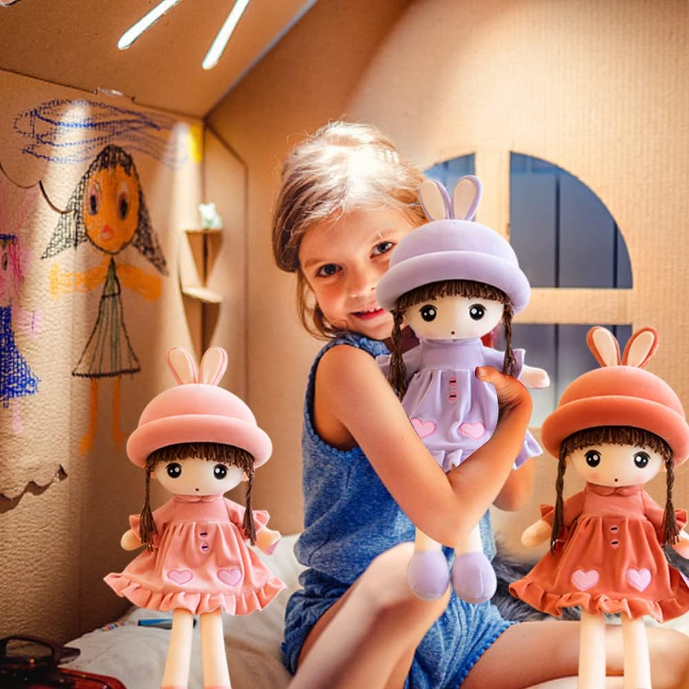 IKASUS Plush Baby Doll Girl for Kids