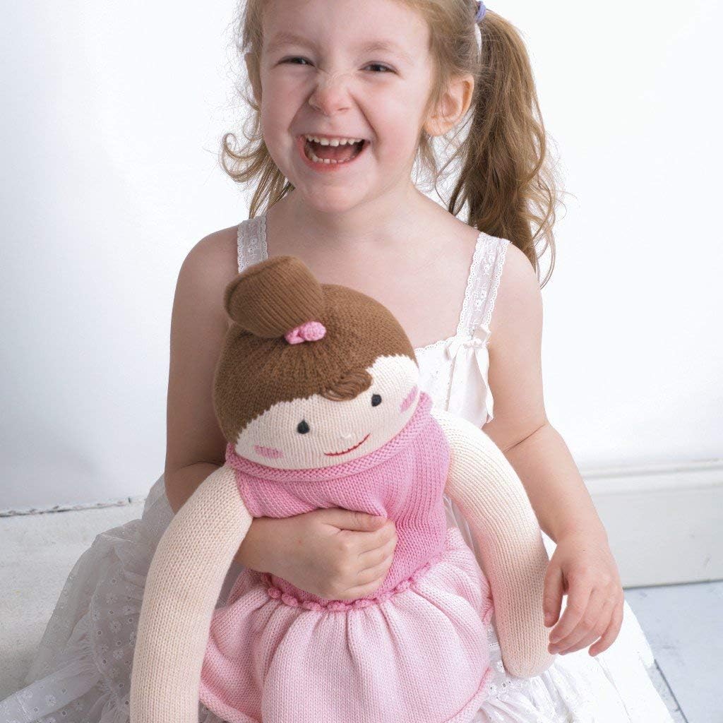 ZUBELS Baby Girls 12-Inch Plush Bella The Ballerina Toy