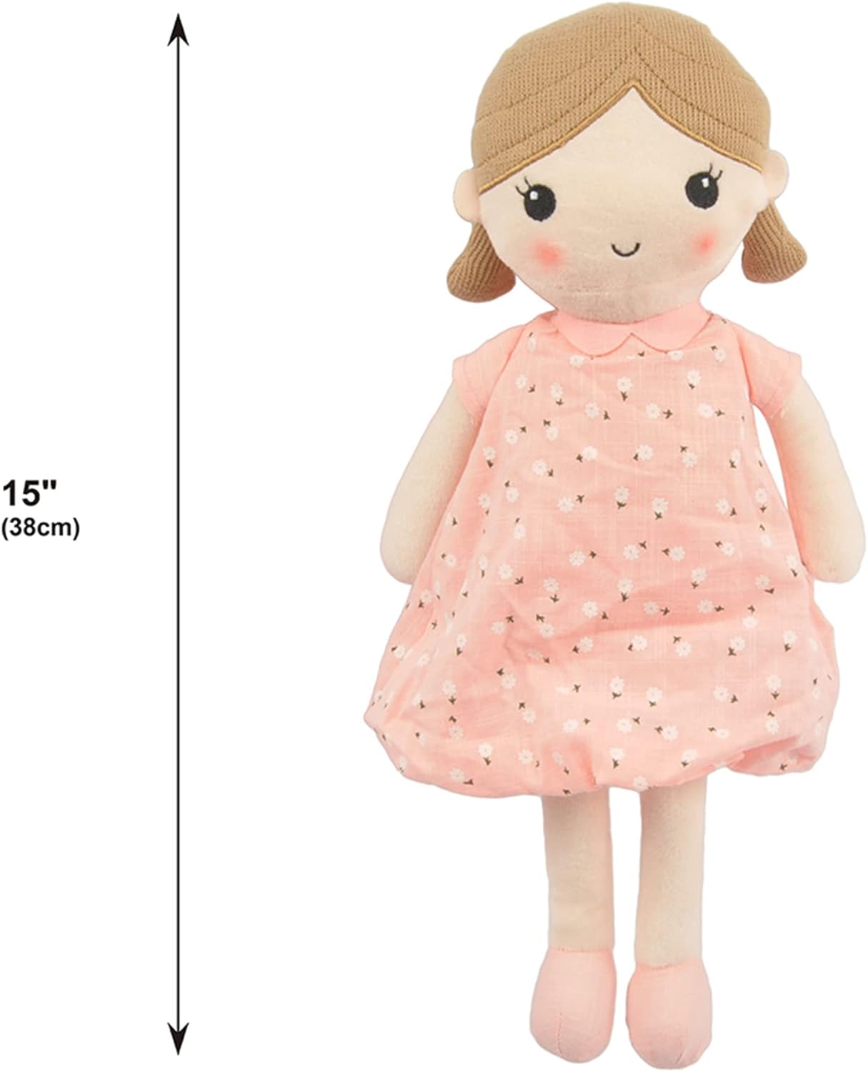 Linzy Toys Emily 15 Soft Plush Rag Doll for Girls