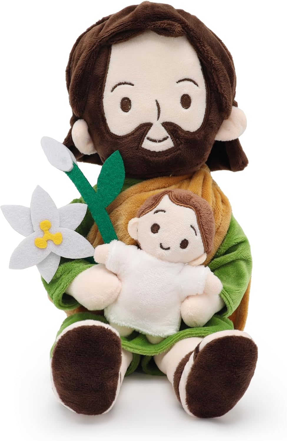 Yelakey St Joseph Plush Jesus Doll Christian Gift