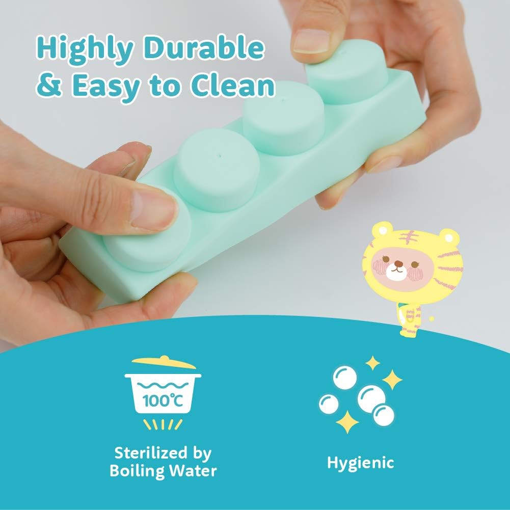 MOOMU Soft Stacking Blocks for Infants 6 Months and Up