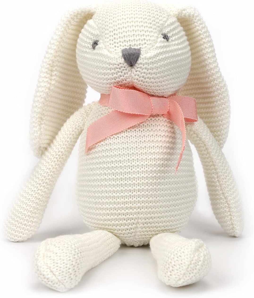 FLUFFYFUN Organic Baby White Bunny Stuffed Animal 71
