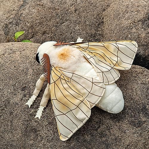 ZHONGXIN MADE Silk Moth Plush - Realistic 11in Stuffed Animal