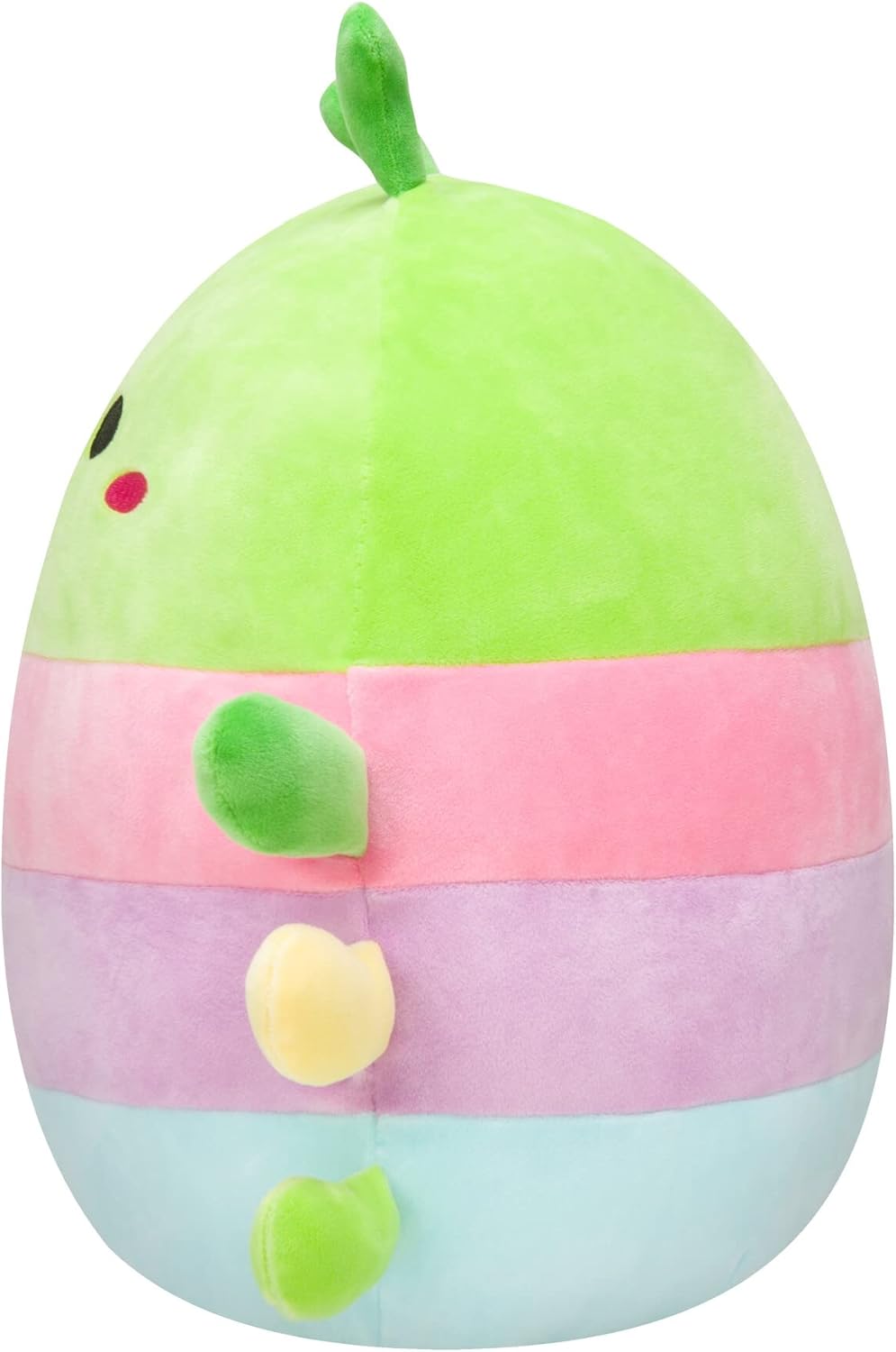 Squishmallows 14-Inch Rutabaga Caterpillar with Multicolored Stripes