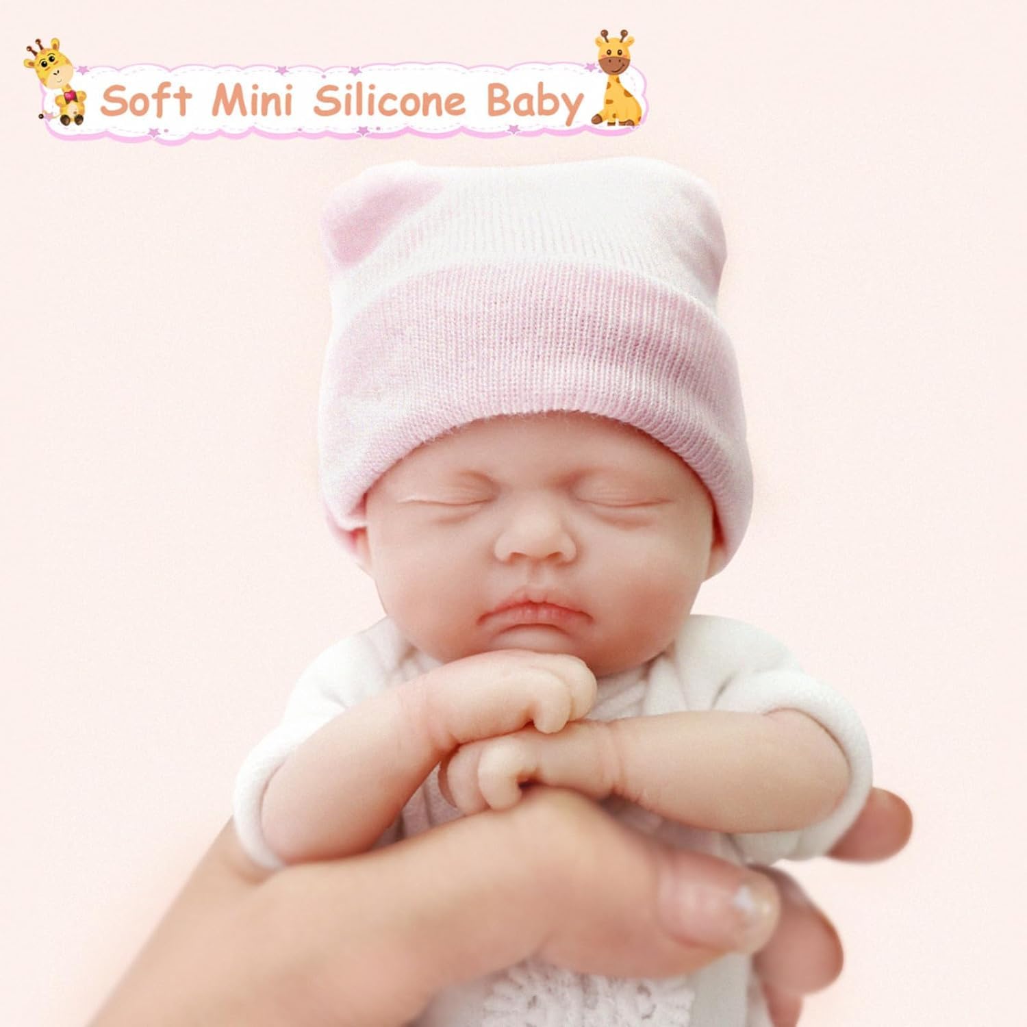 Mire Mire 7 Inch Reborn Baby Silicone Doll