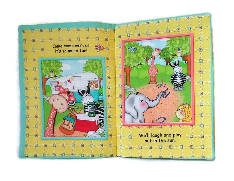 Lets Go Camping Cloth Book for Kids