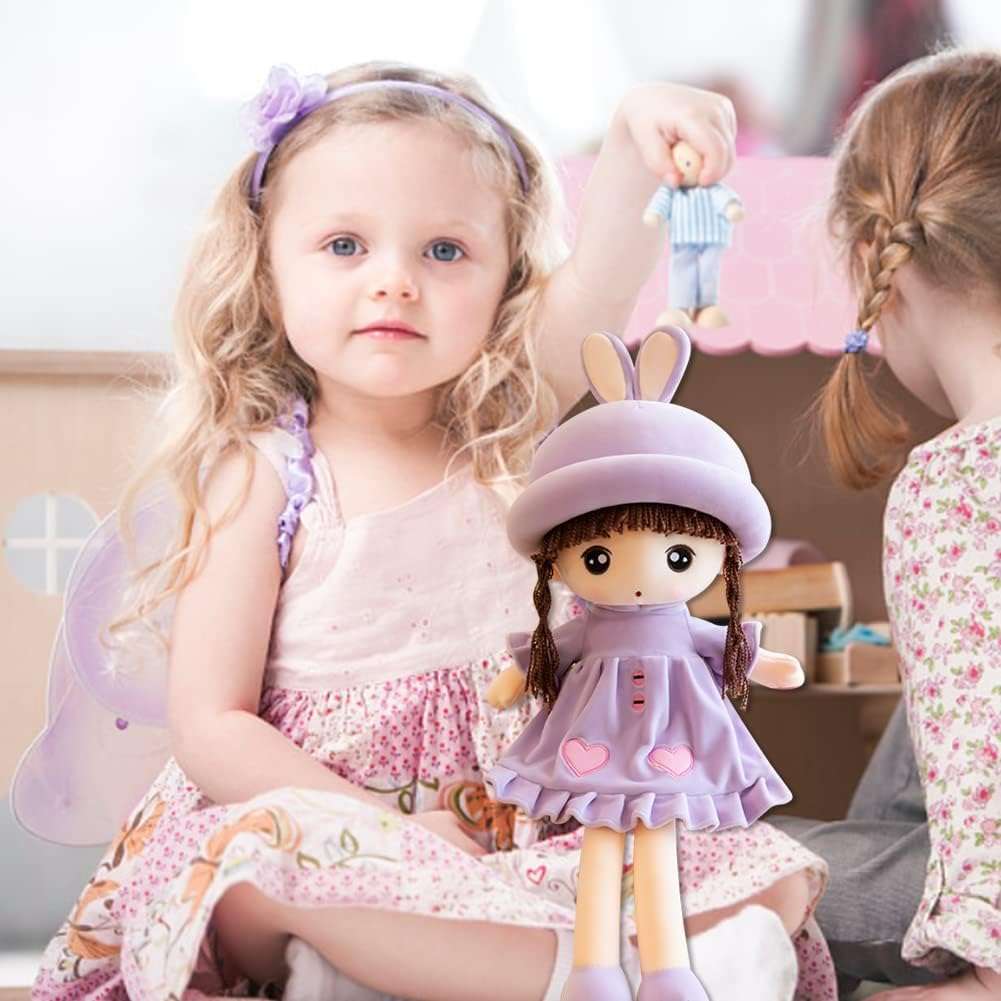 IKASUS Plush Baby Doll Girl for Kids