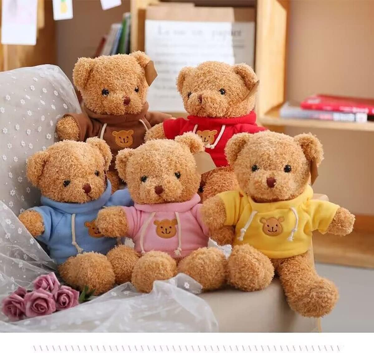 YUKOUQIAN Cute Blue Bear Plush Toy 118 Inches