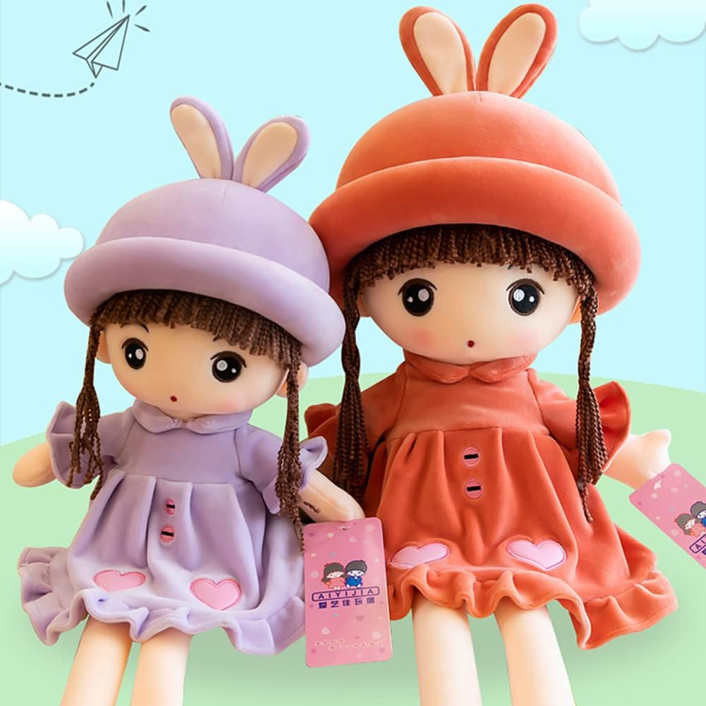 IKASUS Plush Baby Doll Girl for Kids