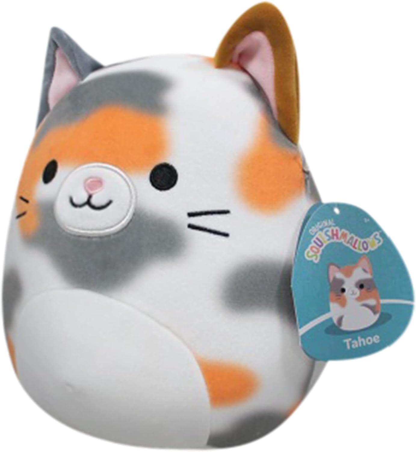 Squishmallows 8-Inch Tahoe Tortoiseshell Cat - Official Kelly Toy Plush