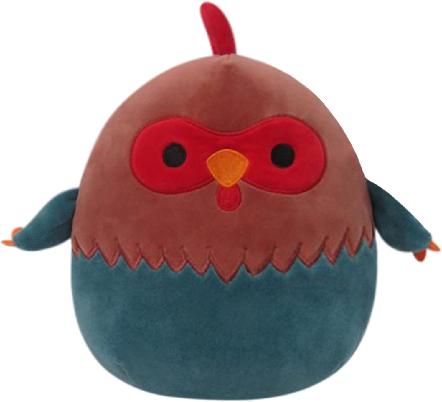 Squishmallows 8-Inch Reed Red and Blue Rooster - Official Kelly Toy Plush 1