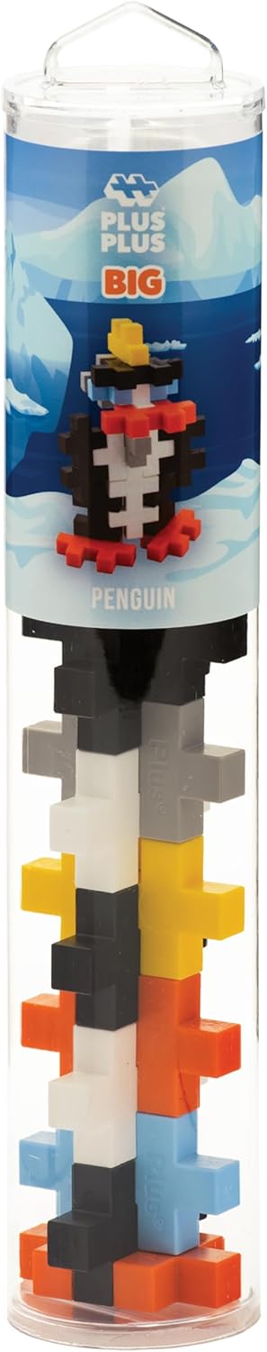 PLUS PLUS Big Penguin 15 Piece Construction Toy