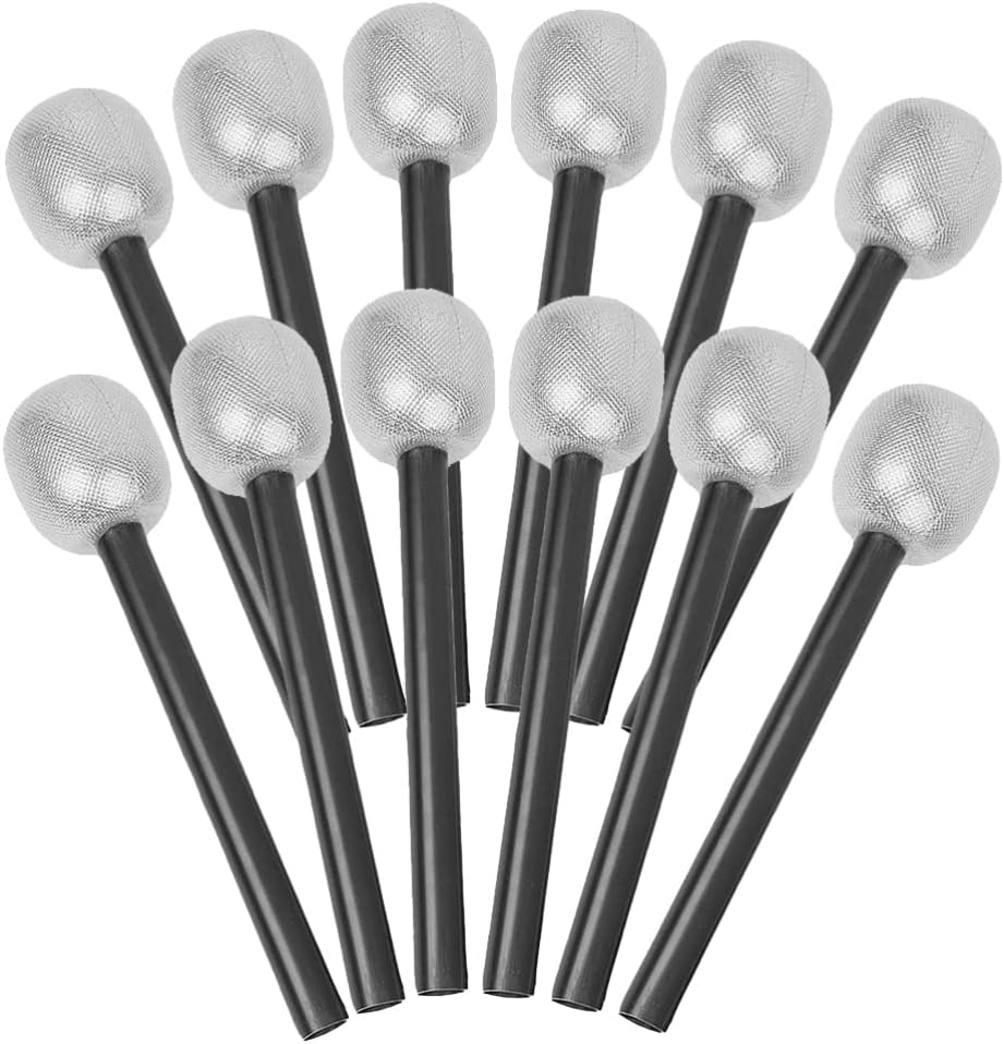 Gadpiparty 12-Piece Mic Costume Prop for Parties and Performances