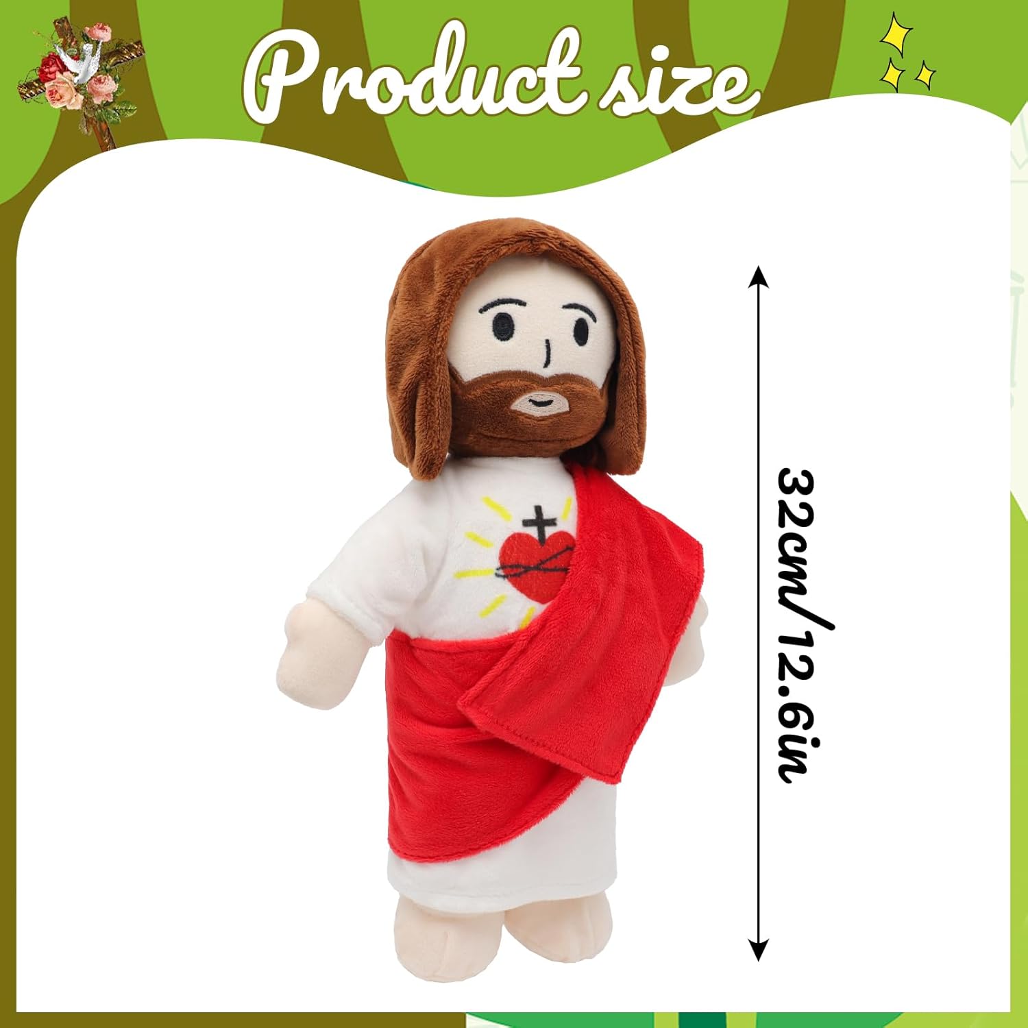 13 Inch Jesus Plush Toy for Church and Easter
