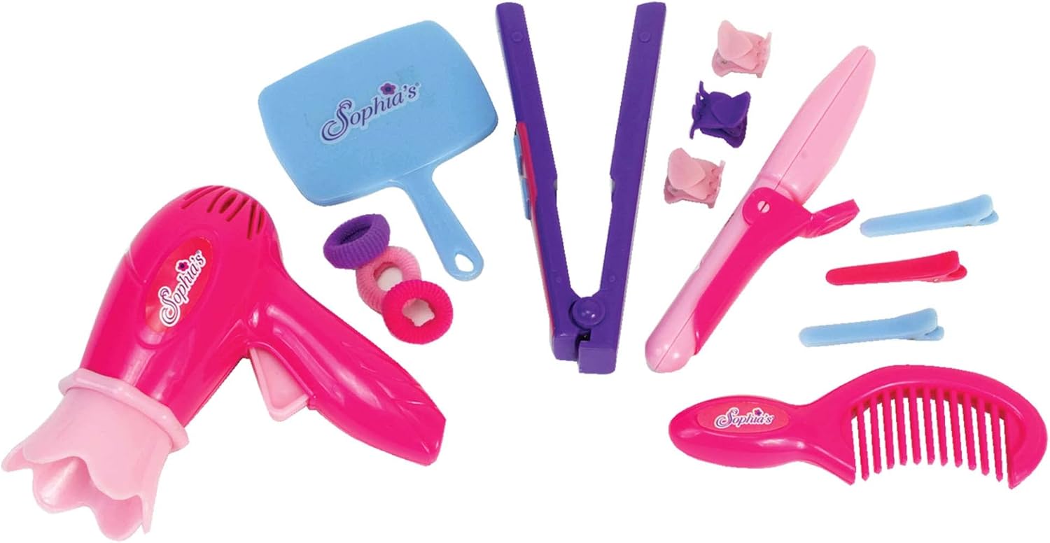 Sophias 18 Inch Doll Hair Care Set with 14 Accessories