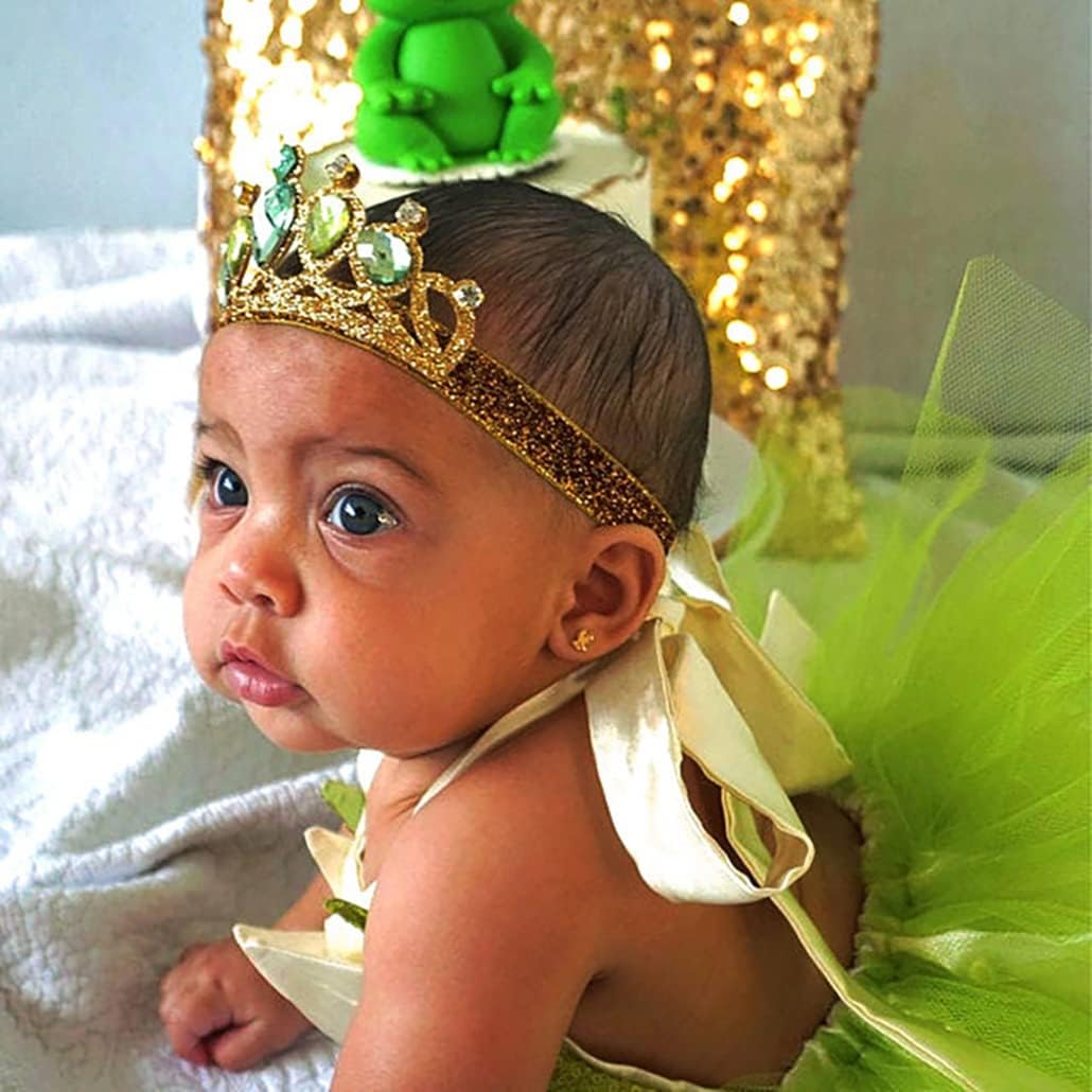 Yosbabe Girls Princess Tiana Costume Accessories Set
