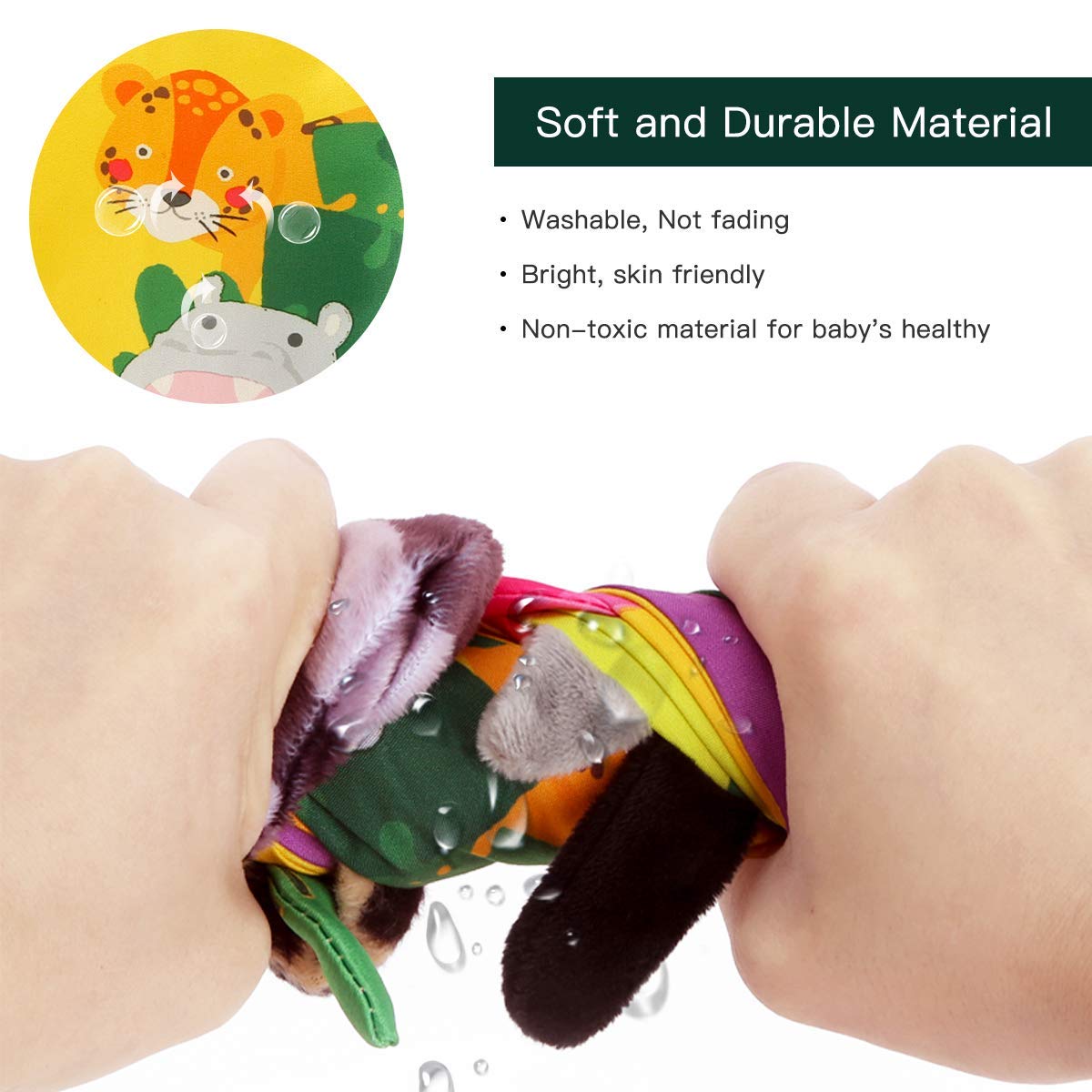 beiens 3PCS Touch and Feel Soft Baby Books for 0-12 Months