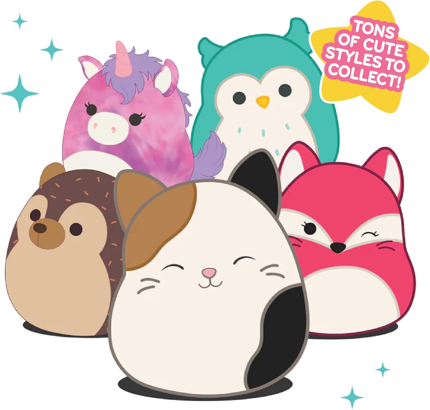 Squishmallows Prince Watermelon Pug 8-Inch Plush