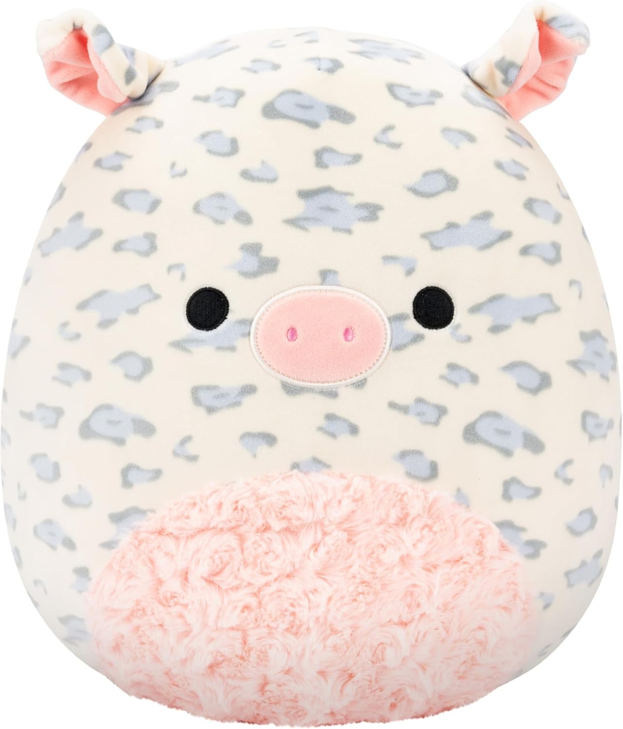 Squishmallows Original 12in Rosie The White Spotted Pig with Pink Swirl Belly