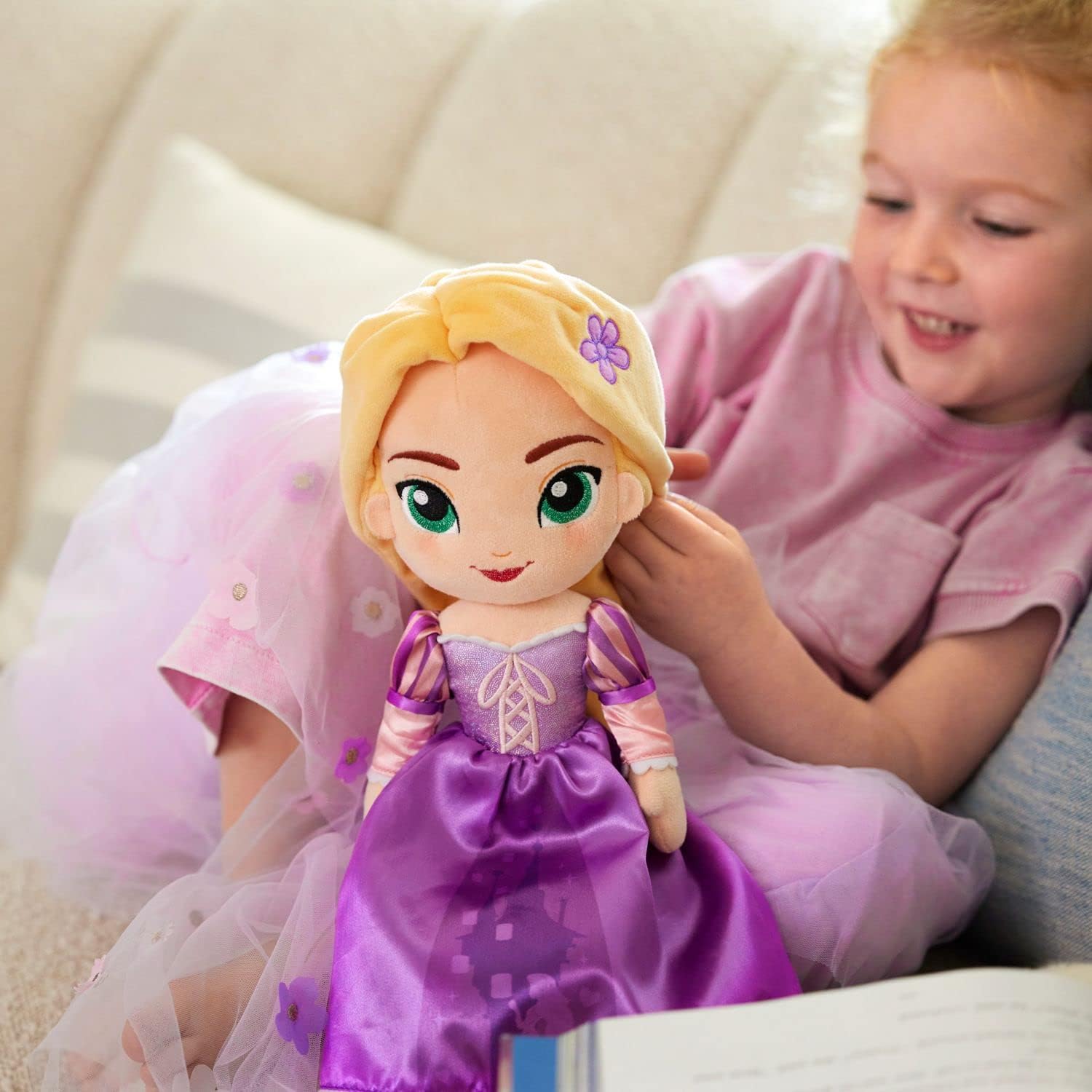 Disney Store Official Rapunzel Plush Doll - 14 Inches