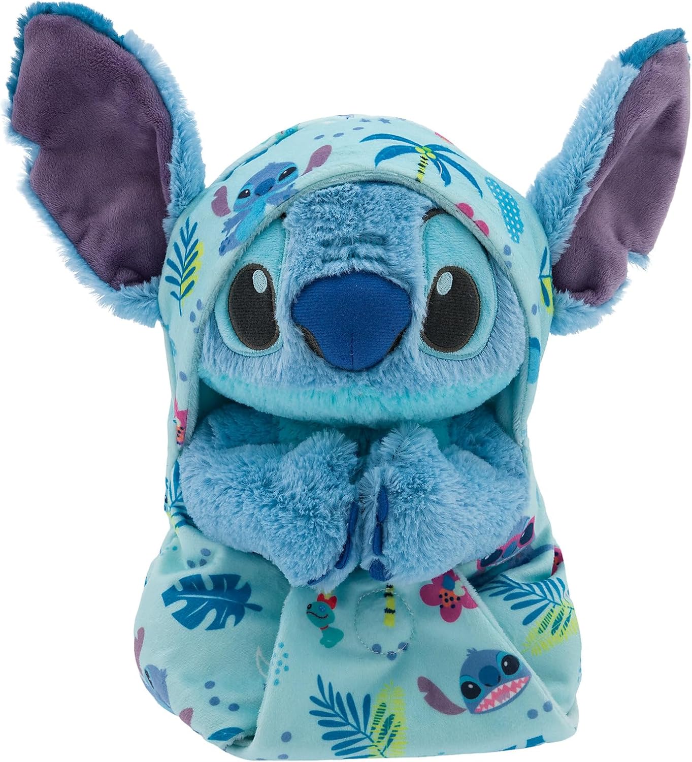 Disney Store Stitch Plush Swaddle Toy for Babies