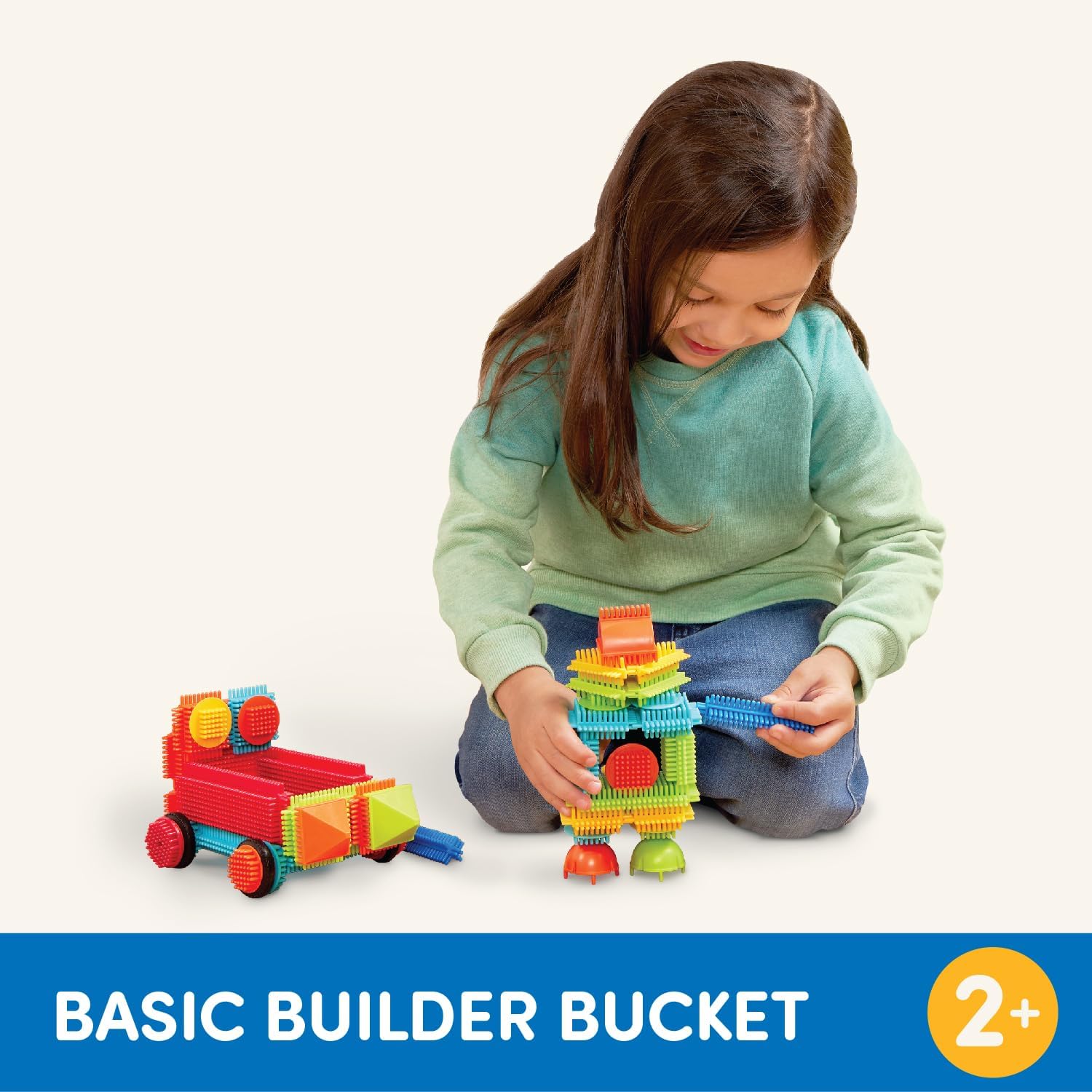 Battat Bristle Blocks STEM Building Set 50 pcs
