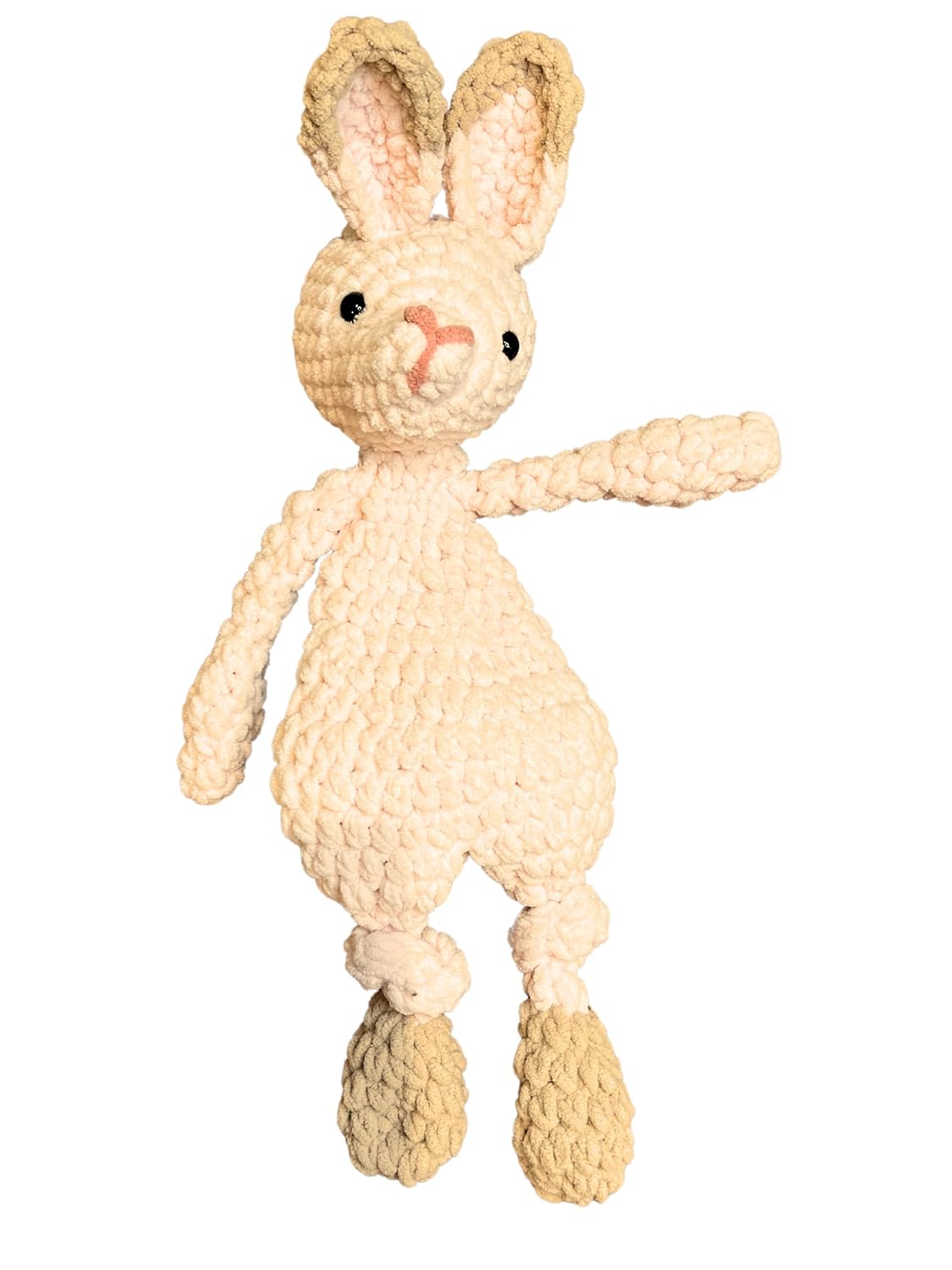 Handmade Bunny Snuggler Plush Toy for Baby