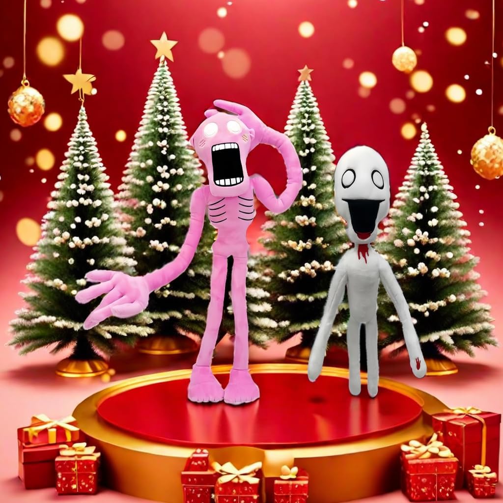 POPRORE Siren Head Shy Man Horror Plush - 2PCS Pink