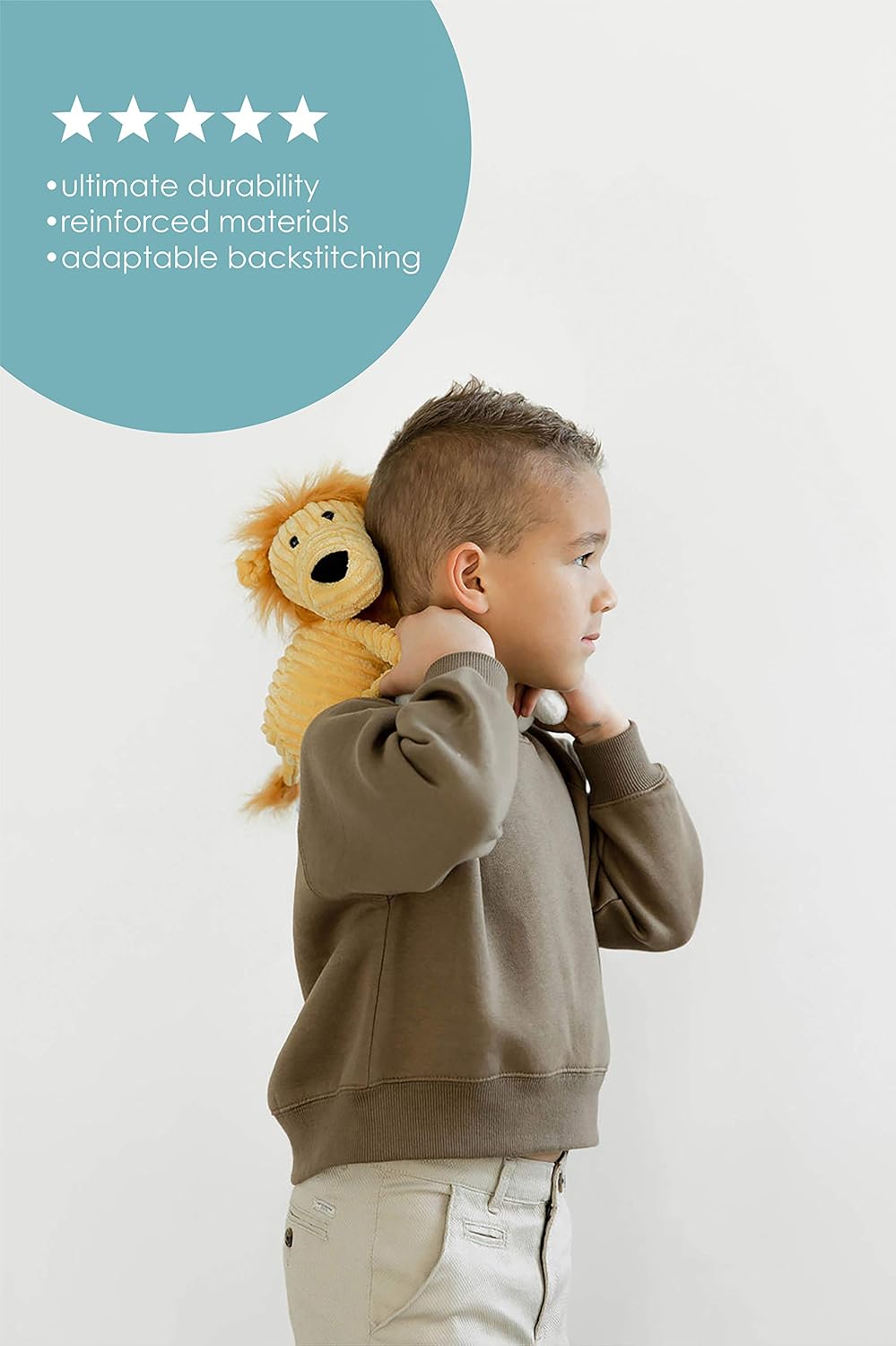 Cute Lion Plush Pillow Squishy Plush Toy for Kids